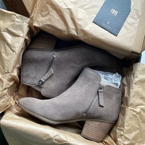 Frye Taupe Judith Booties
